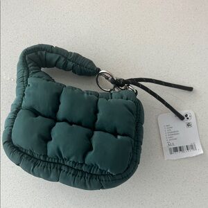 FP Movement by Free People Quilted Mini Bag in Dark Green